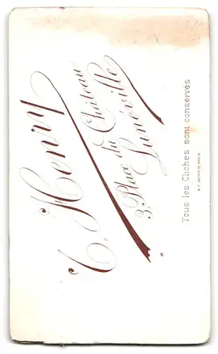 Fotografie T. Henry, Luneville, 3 Place du Chateau, Bürgerliche im Sonntagskleid