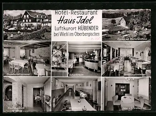 AK Hübender bei Wiehl, Hotel-Restaurant Haus Idel