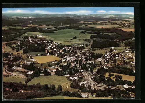 AK Denklingen im Oberbergischen, Ortsansicht vom Flugzeug aus