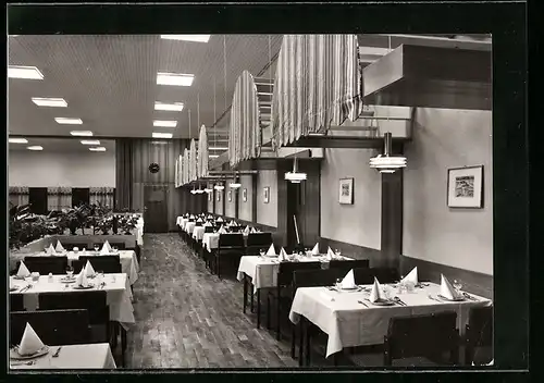 AK Elbingerode, Gaststätte Haus Büchenberg, Innenansicht