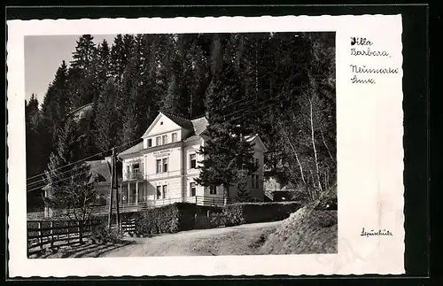 AK Neumarkt, Partie an der Villa Barbara