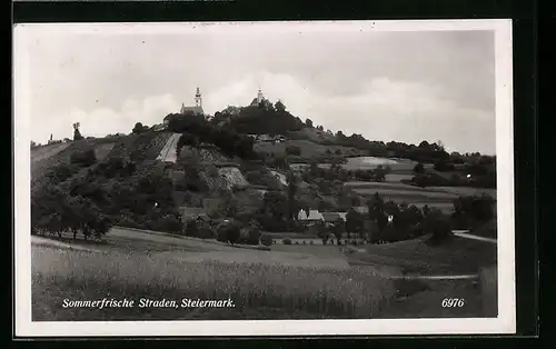 AK Straden, Ortsansicht mit Kirche