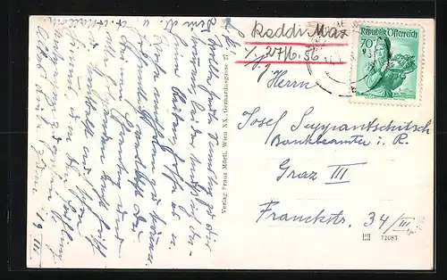 AK Straden, Ortsansicht mit Kirche