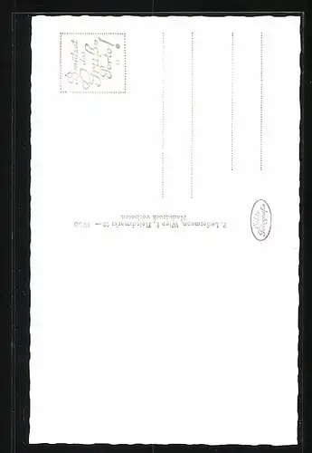 AK Kindberg, Bildstock mit Strassenpartie