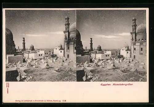 Stereo-AK Mamelukengräber in Ägypten