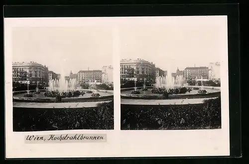 Stereo-AK Wien, Partie am Hochstrahlbrunnen