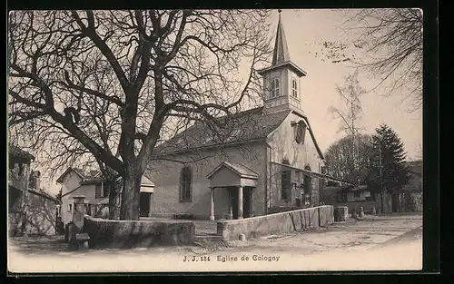 AK Cologny, Eglise de Cologny
