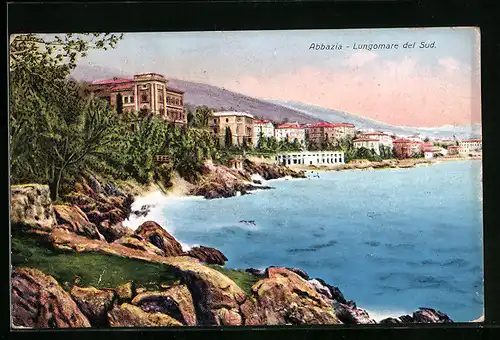 AK Abbazia, Lungomare del Sud