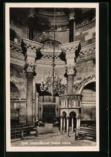 AK Split, Unutrasnjost Stolne crkve