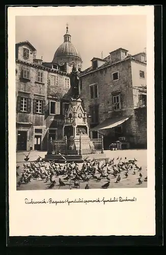 AK Dubrovnik, Gundulic Denkmal