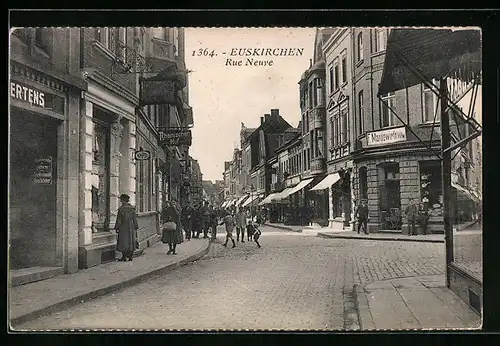 AK Euskirchen, Neustrasse mit Geschäften