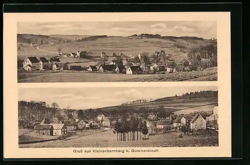 AK Kleinenbernberg b. Gummesbach, Teilansicht, Ortspartie