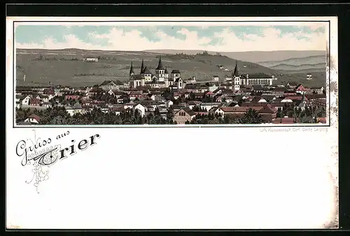 Lithographie Trier, Teilansicht