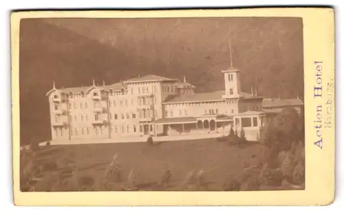 Fotografie A. Wille, Harzburg, Ansicht Harzburg, Blick auf das Actien Hotel