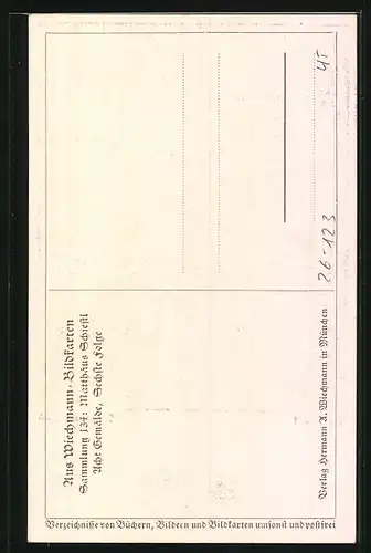 Künstler-AK Matthäus Schiestl: Mutter und Kind