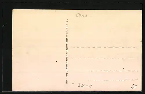 AK Moselkern, Schreiner Johann Kotthof, Massive Eichenmöbel