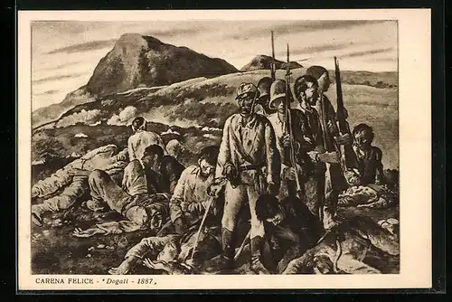 Künstler-AK Venezia, XX Esposizione Biennale Internazionale d`Arte, Dogali