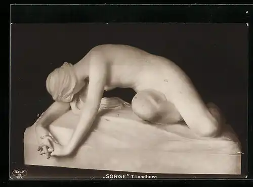 AK Plastik Sorge von T. Lundberg