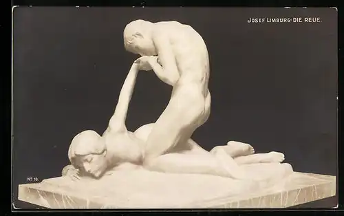 AK Plastik Die Reue von Josef Limburg