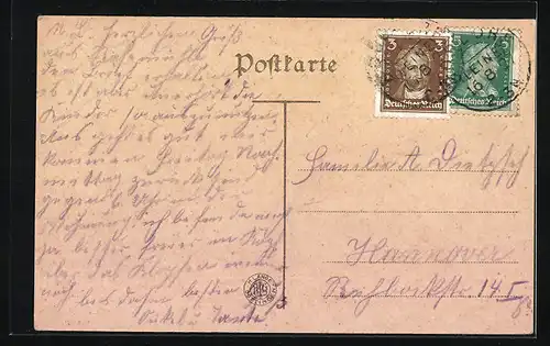 AK Göttingen, Blick auf Rasemühle