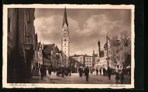 AK Pfaffenhofen /Ilm, Blick auf den Marktplatz