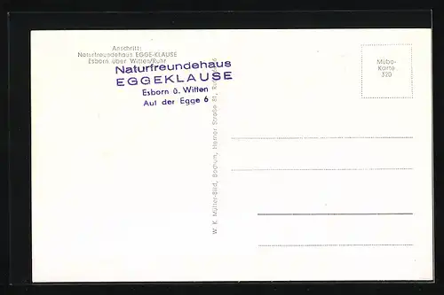 AK Esborn über Witten, Naturfreundehaus Egge-Klause