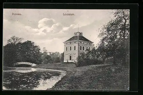 AK Dessau, Blick auf das Louisium