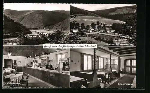 AK Werdohl i. Westf., Freibadgaststätte Hugo Ulrich