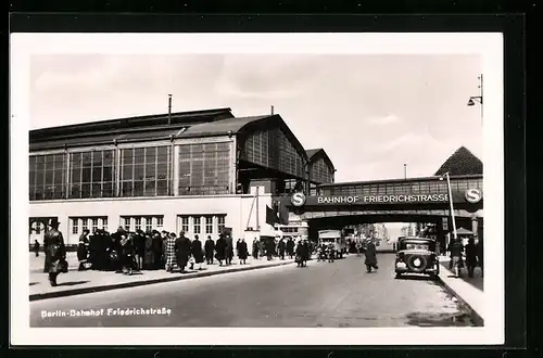 AK Berlin, Bahnhof Friedrichstrasse