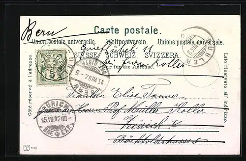 AK Appenzeller Dorfmusik, Musiker in Tracht