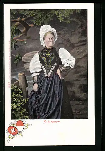 AK Solothurn, Schweizerin in Tracht