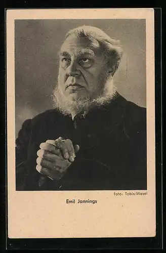 AK Schauspieler Emil Jannings beim Gebet