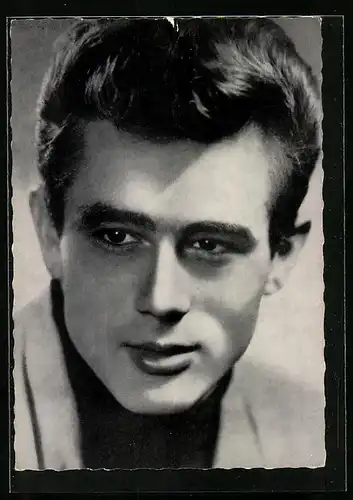 AK Schauspieler James Dean mit charmantem Blick