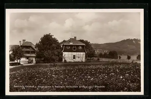 AK Drobollach a. Faakersee, Bernold`s Gasthof u. Dependance z. Peterwirt