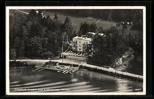 AK Auen a. Wörthersee, Blick auf Strandhotel