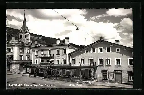 AK Radstadt /Salzburg, Hotel Post