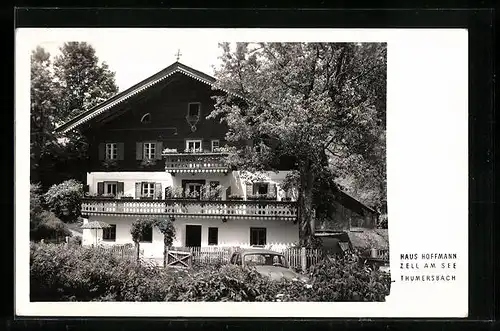 AK Zell am See, Gasthaus Haus Hoffmann, Thumersbach