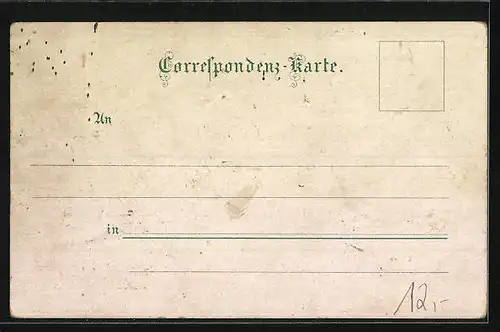 Lithographie Bregenz, Ortsansicht vom Gebhardsberg, Gesamtansicht, Hotel Pfänderspitze