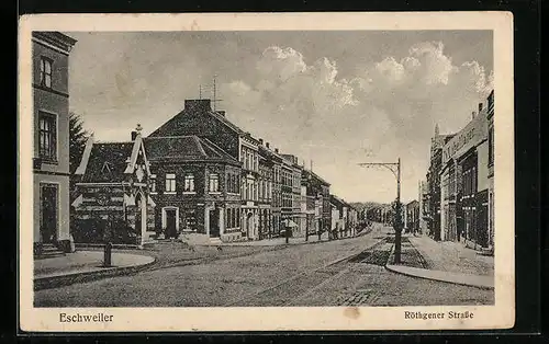 AK Eschweiler, Blick in die Röthgener Strasse