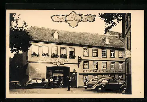 AK Schwalbach i. Taunus, Gasthaus zum Hirschen