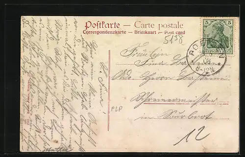 AK Roetgen, Ansicht der Oberförsterei