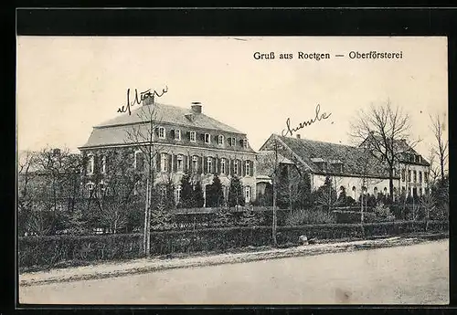 AK Roetgen, Ansicht der Oberförsterei