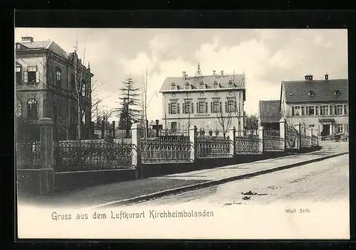 AK Kirchheimbolanden, Strassenpartie am Wolf Stift