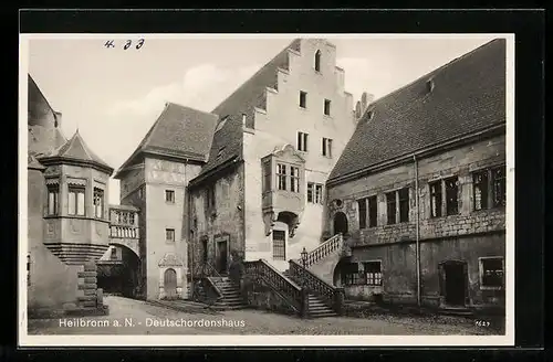 AK Heilbronn a. N., Blick auf Deutschordenshaus