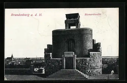 AK Brandenburg a. d. H., Ansicht Bismarckwarte