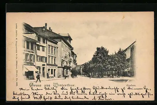 AK Winterthur, Partie am Graben