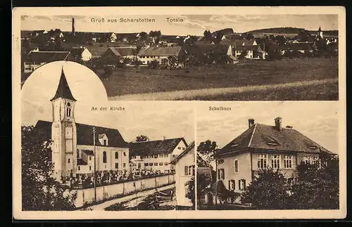 AK Scherstetten, An der Kirche, Schulhaus