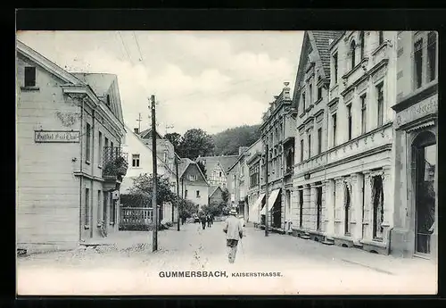 AK Gummersbach, Blick auf die Kaiserstrasse