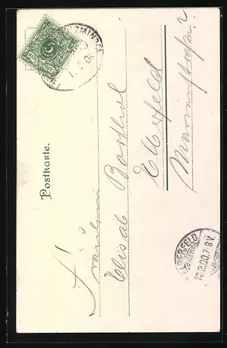 Lithographie Düsseldorf, Ratinger-Tor und Apollo-Theater