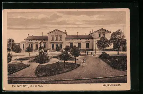 AK Euskirchen, Staatsbahnhof mit Anlagen